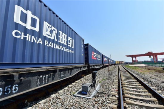 China-Europe Banlie's first cross-border e-commerce B2B export train